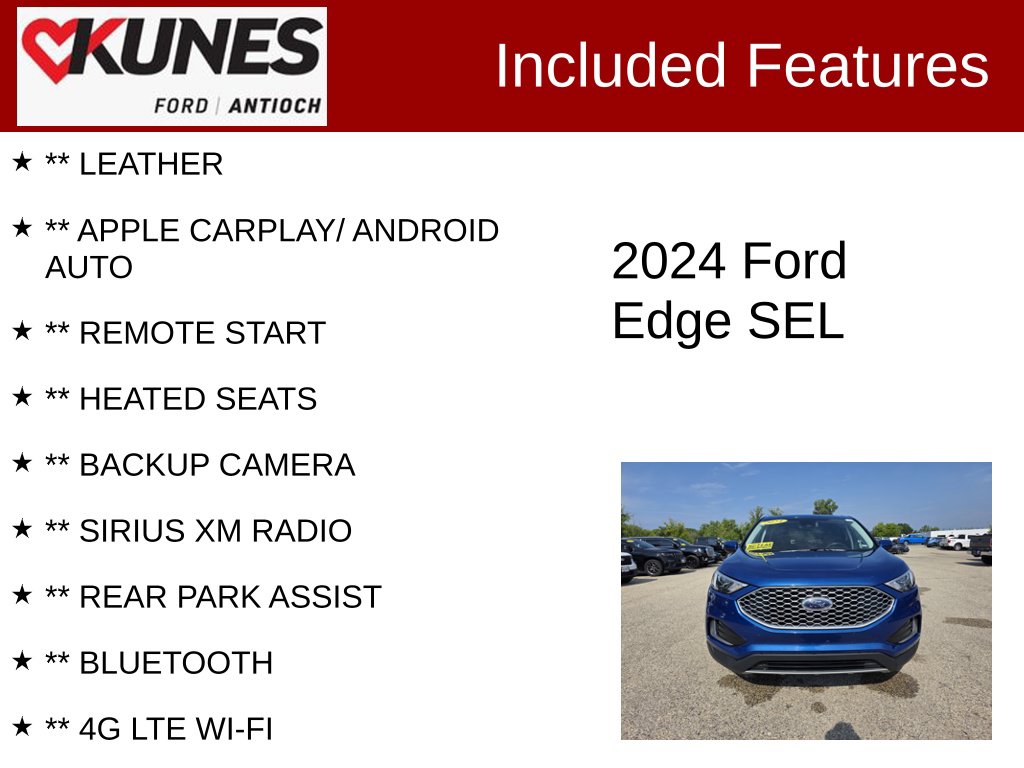 Certified 2024 Ford Edge SUV