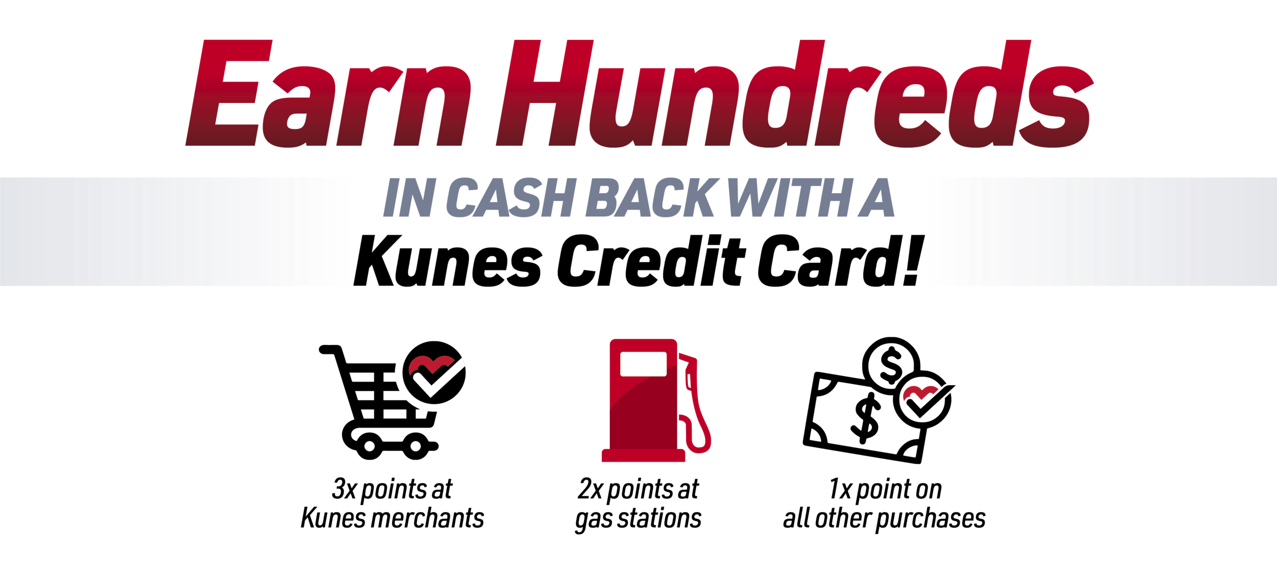 Save big with a Kunes Credit Card! Kunes GMC of Belvidere