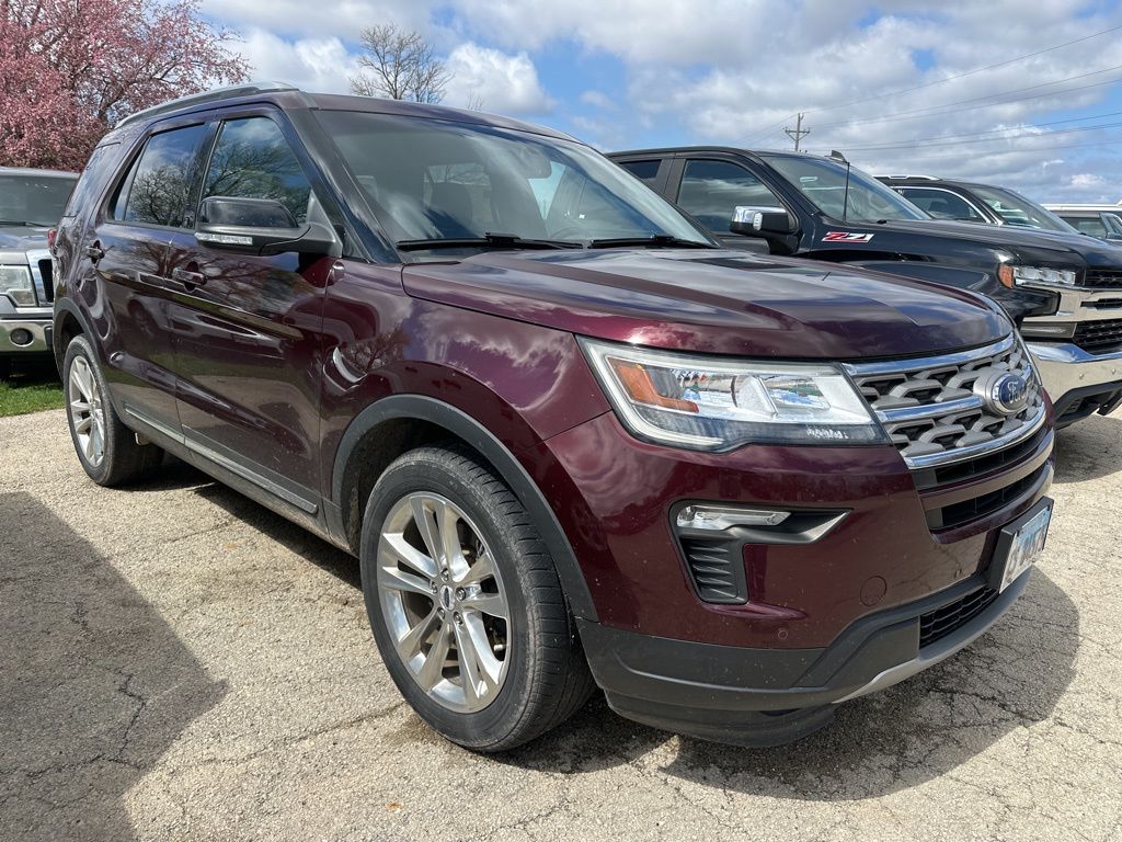Certified 2018 Ford Explorer XLT with VIN 1FM5K8D82JGB98986 for sale in Mount Carroll, IL