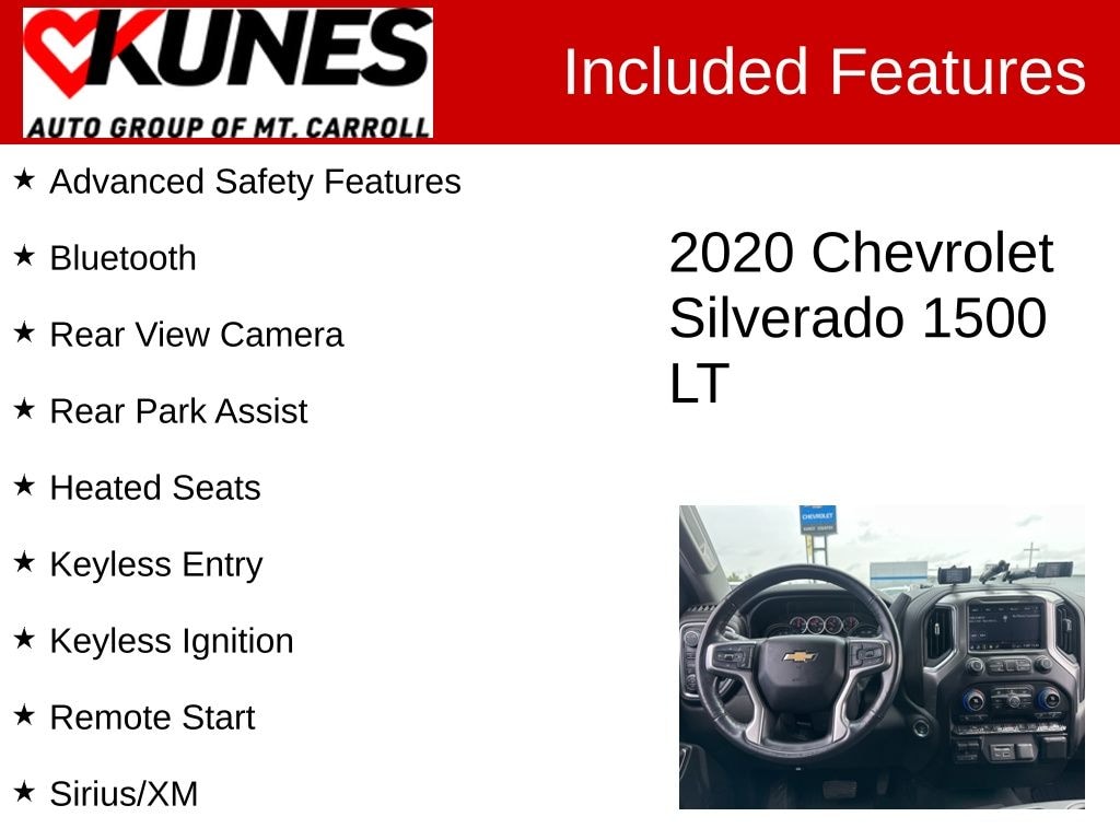 Used 2020 Chevrolet Silverado 1500 LT Truck