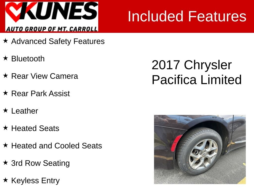 Used 2017 Chrysler Pacifica Limited Minivan/Van