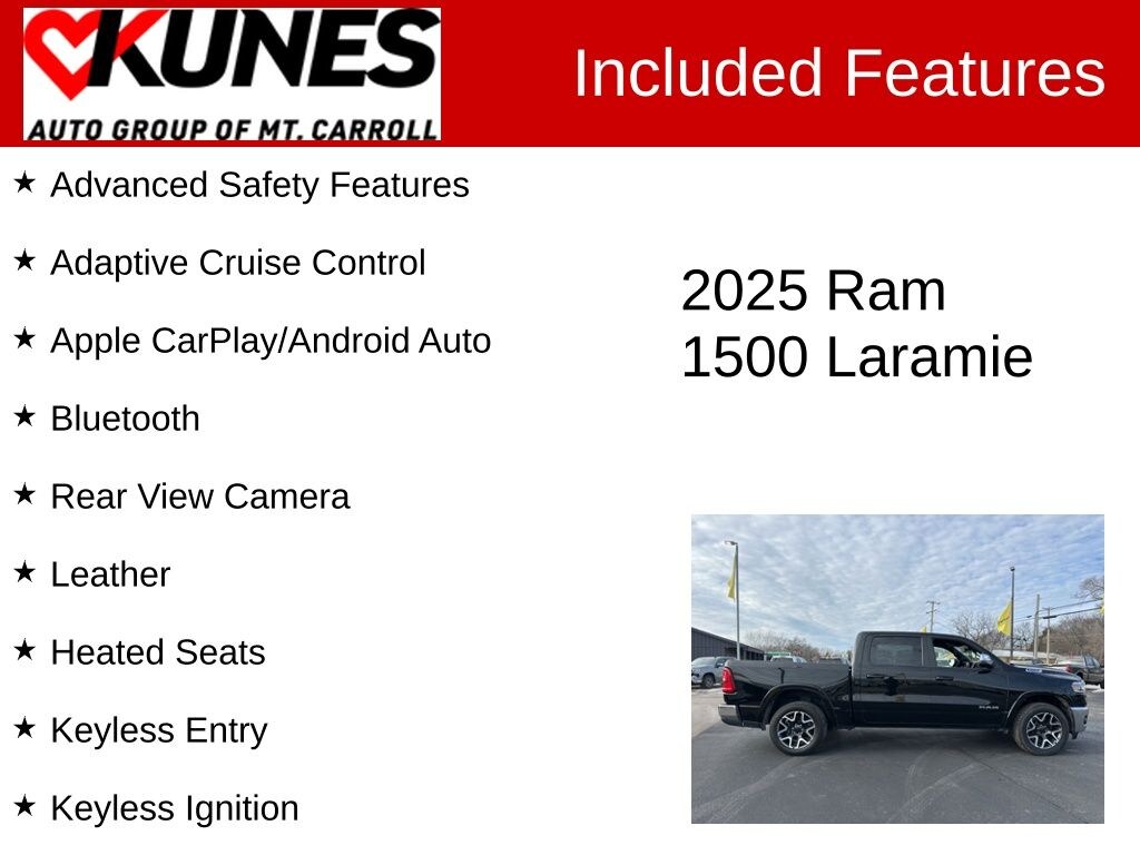 Certified 2025 Ram 1500 Laramie Truck