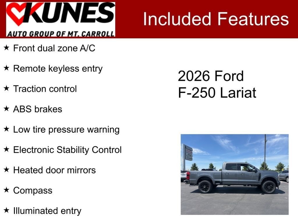 New 2026 Ford F-250SD Lariat Truck