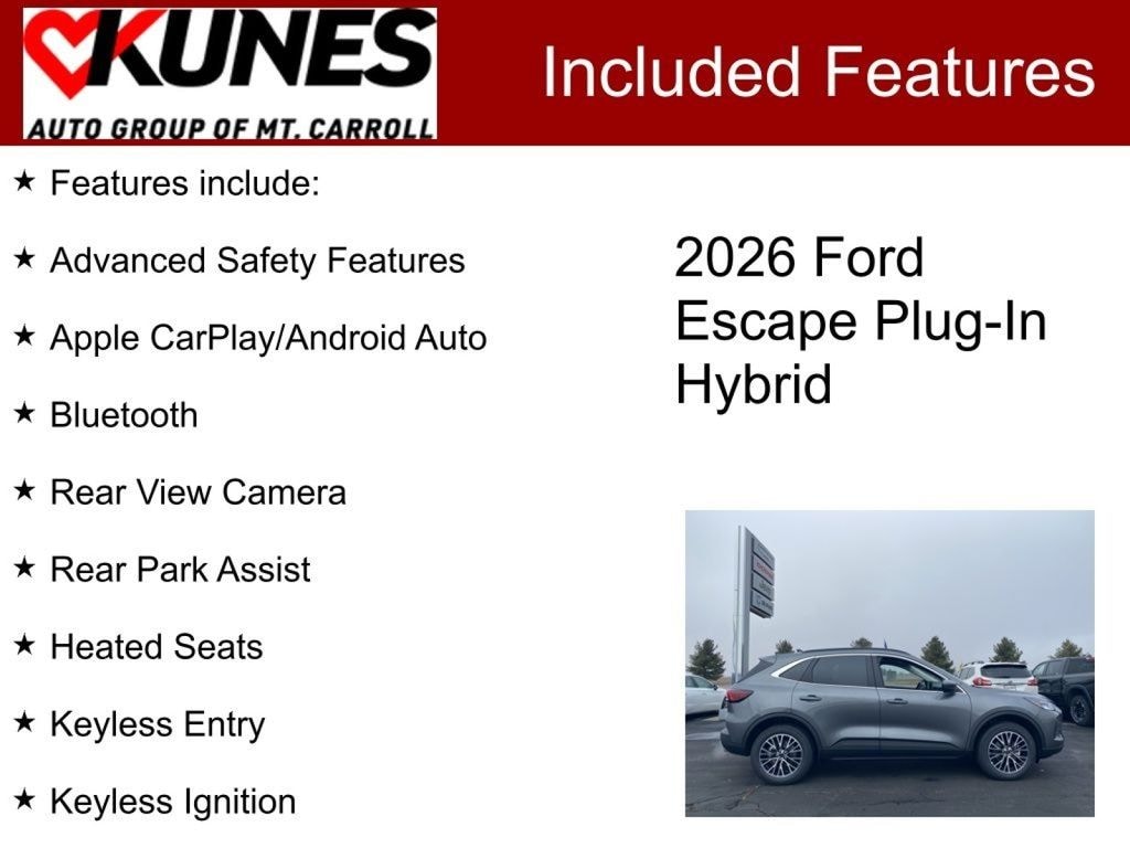New 2026 Ford Escape Plug-In Hybrid Base SUV