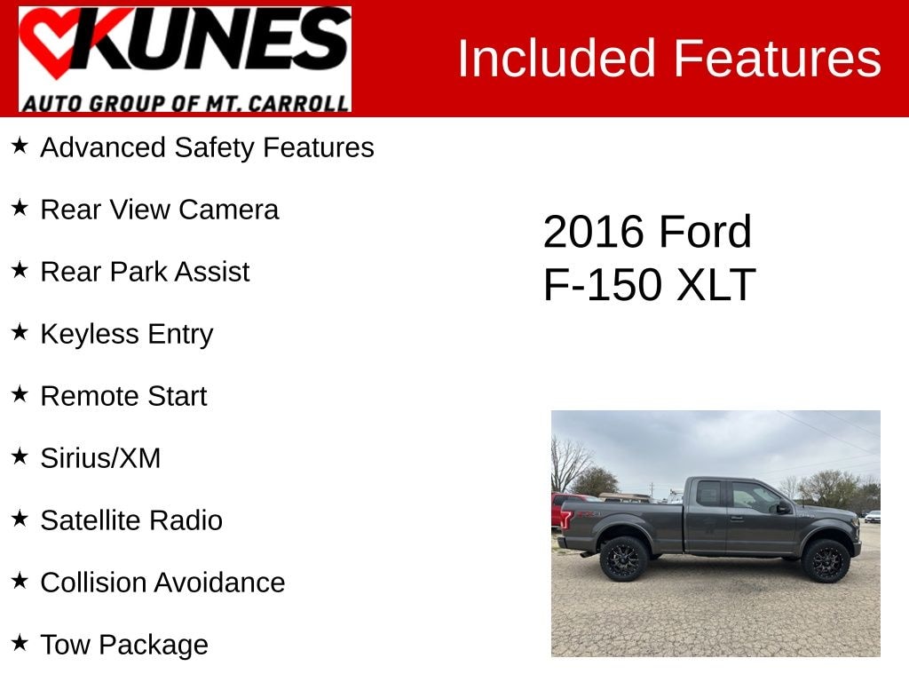 Used 2016 Ford F-150 XLT Truck