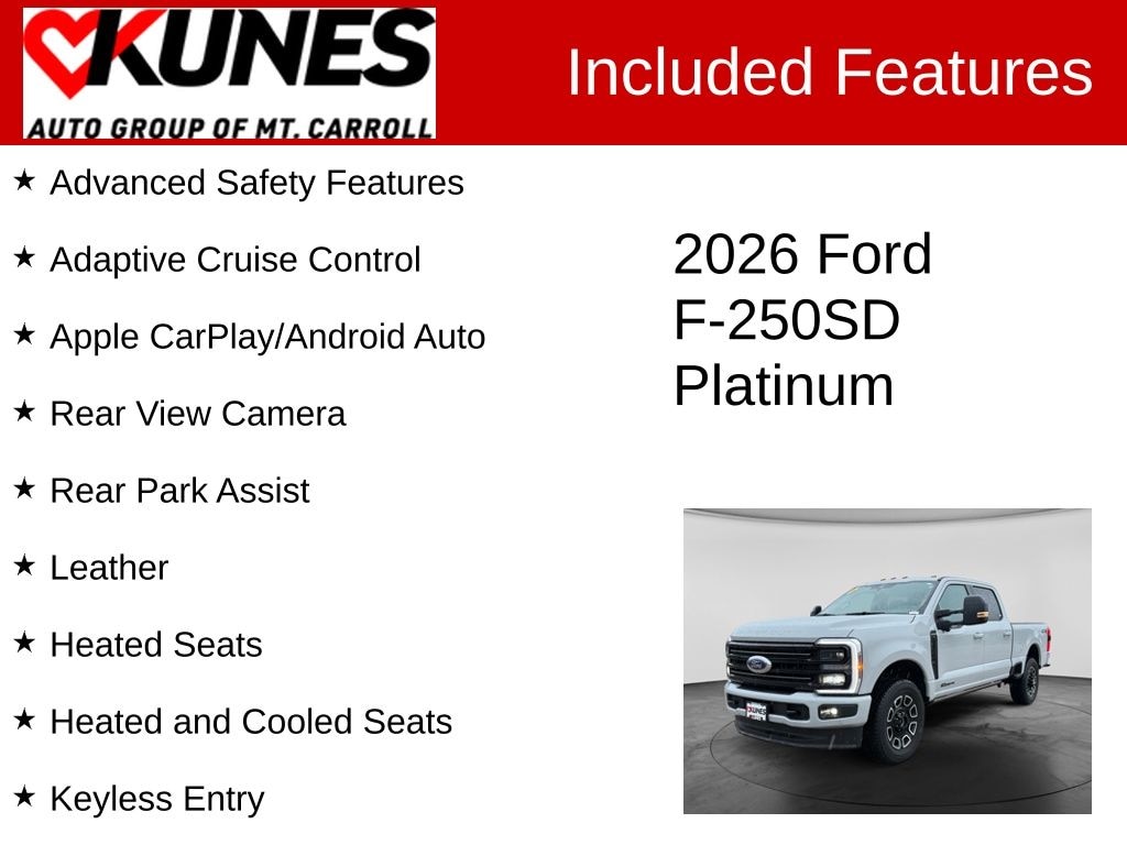 Certified 2026 Ford F-250SD Platinum Truck