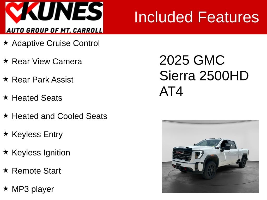 Certified 2025 GMC Sierra 2500HD AT4 Truck