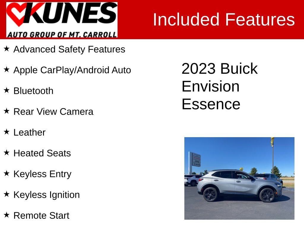 Certified 2023 Buick Envision Essence SUV