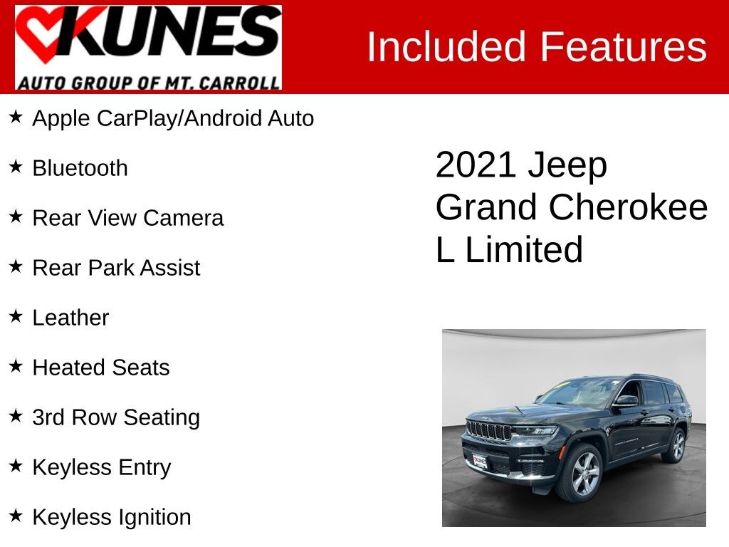 Certified 2021 Jeep Grand Cherokee L Limited SUV
