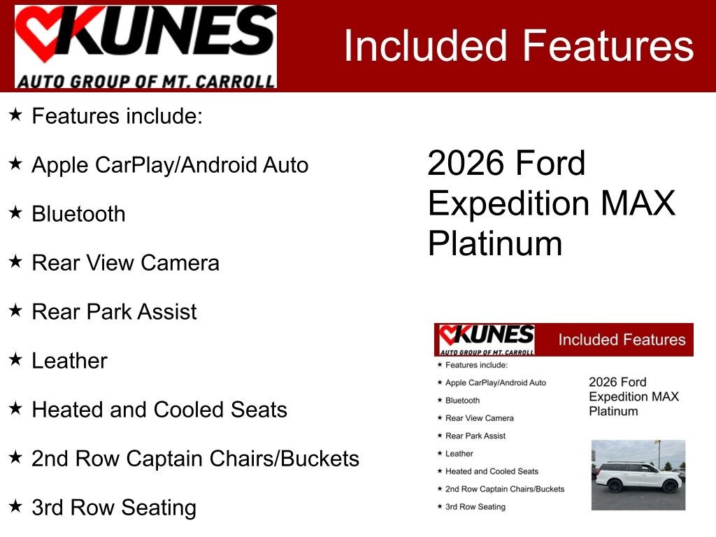 New 2026 Ford Expedition Max Platinum SUV
