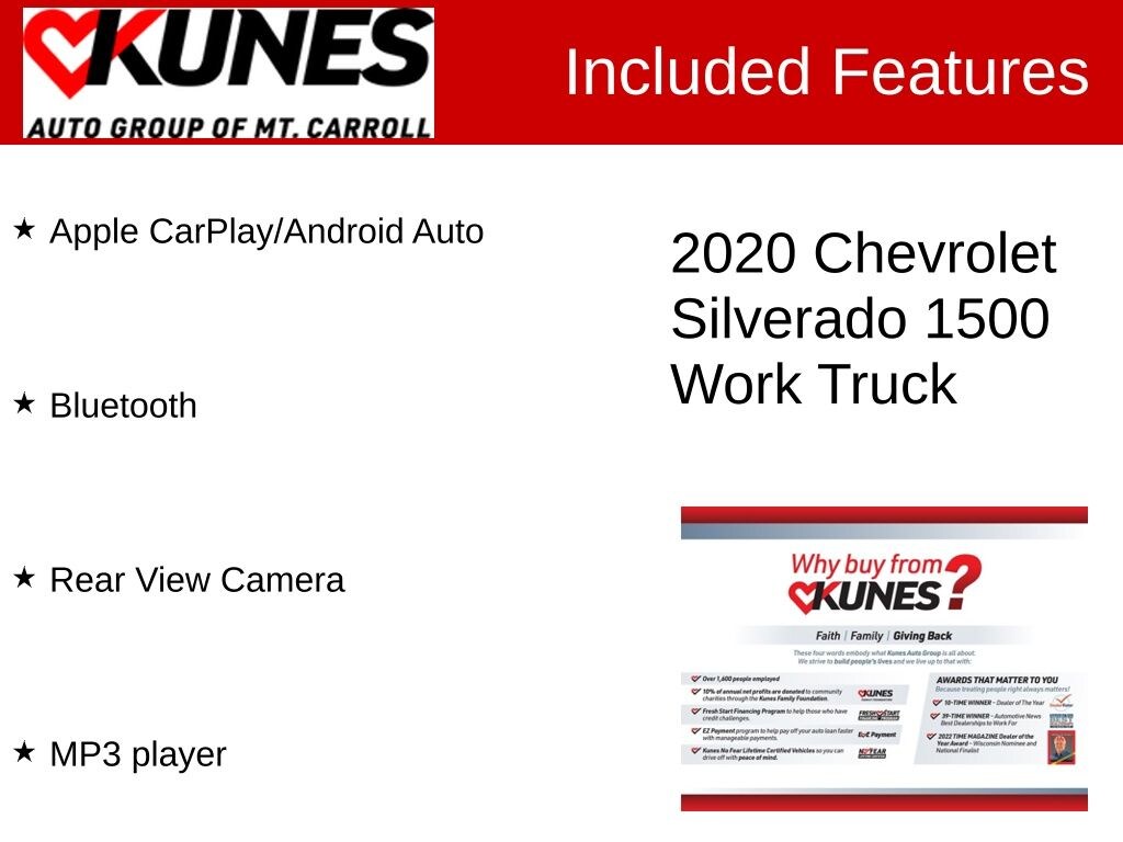 Used 2020 Chevrolet Silverado 1500 WT Truck
