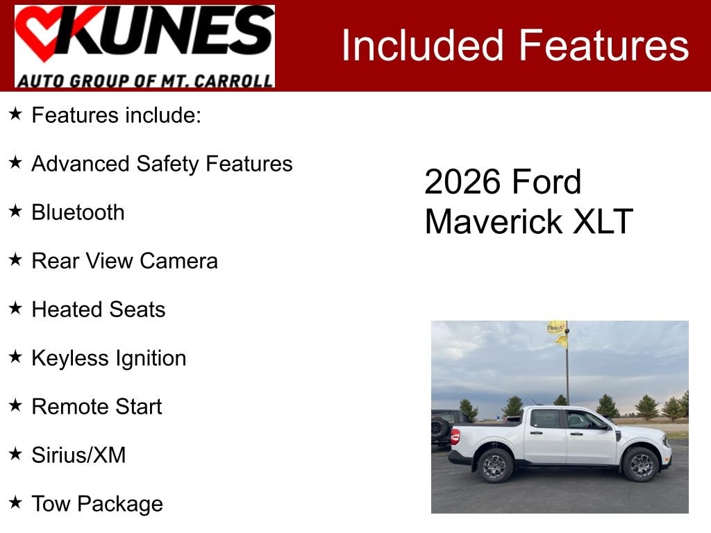 New 2026 Ford Maverick XLT Truck