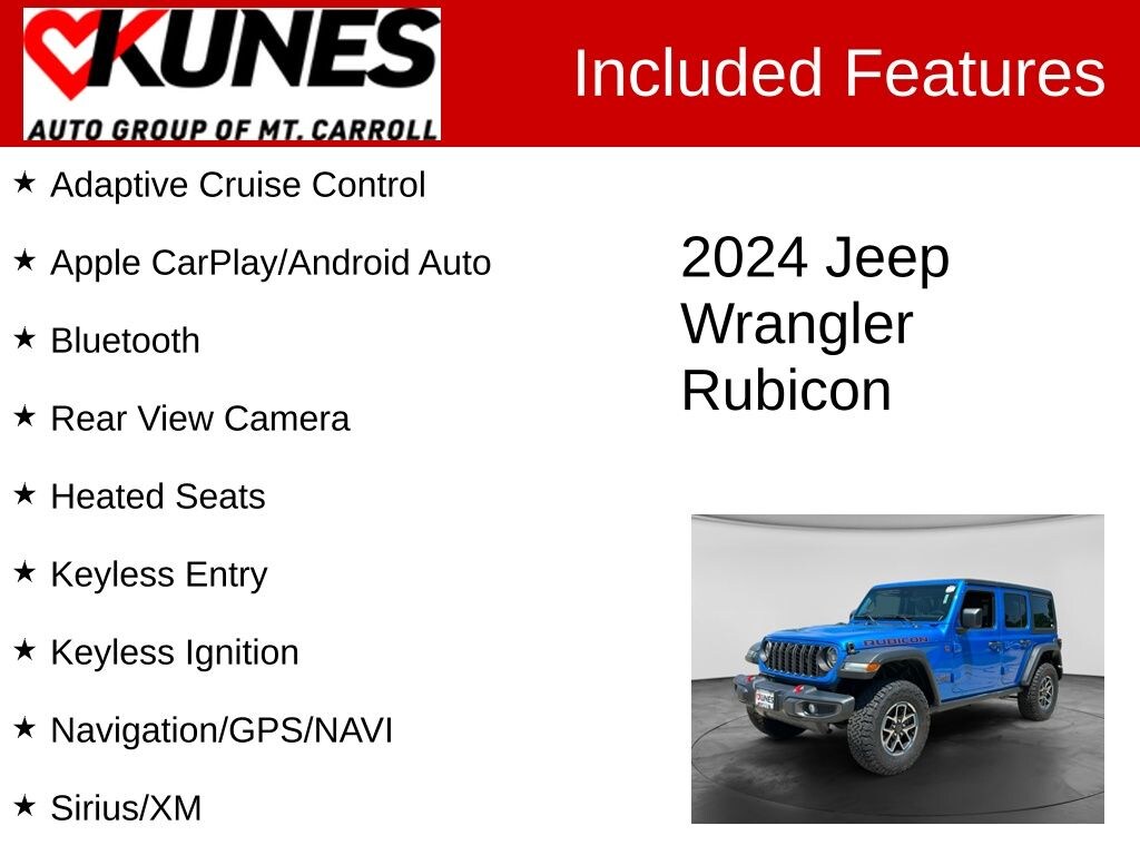 Certified 2024 Jeep Wrangler Rubicon SUV