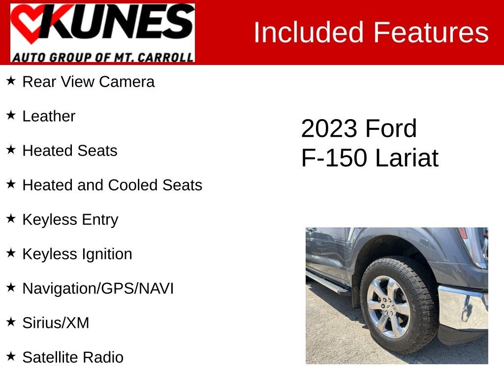 Certified 2023 Ford F-150 Lariat Truck