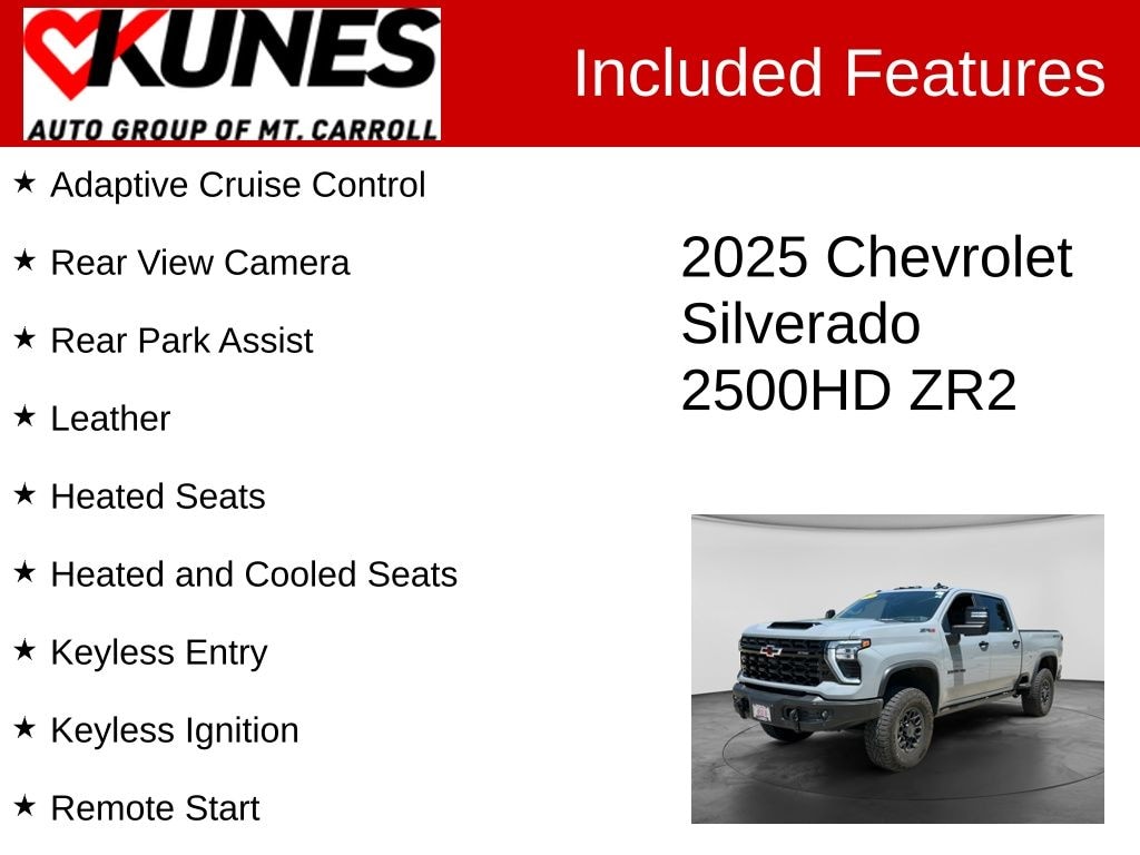 Certified 2025 Chevrolet Silverado 2500HD ZR2 Truck