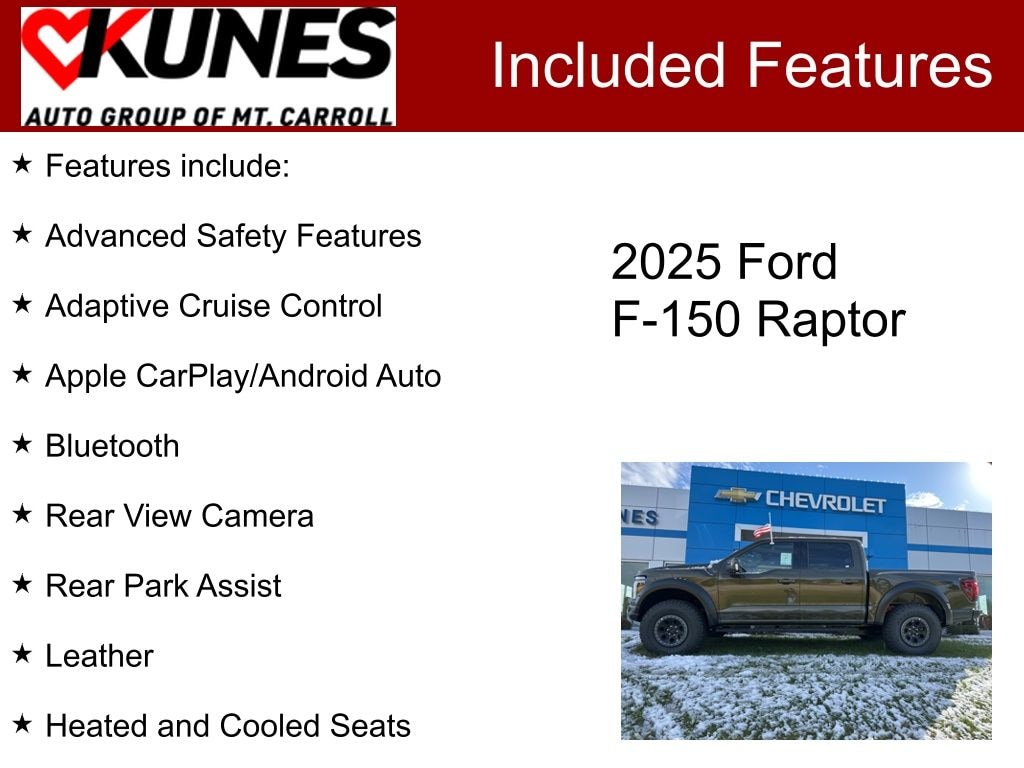 New 2025 Ford F-150 Raptor Truck