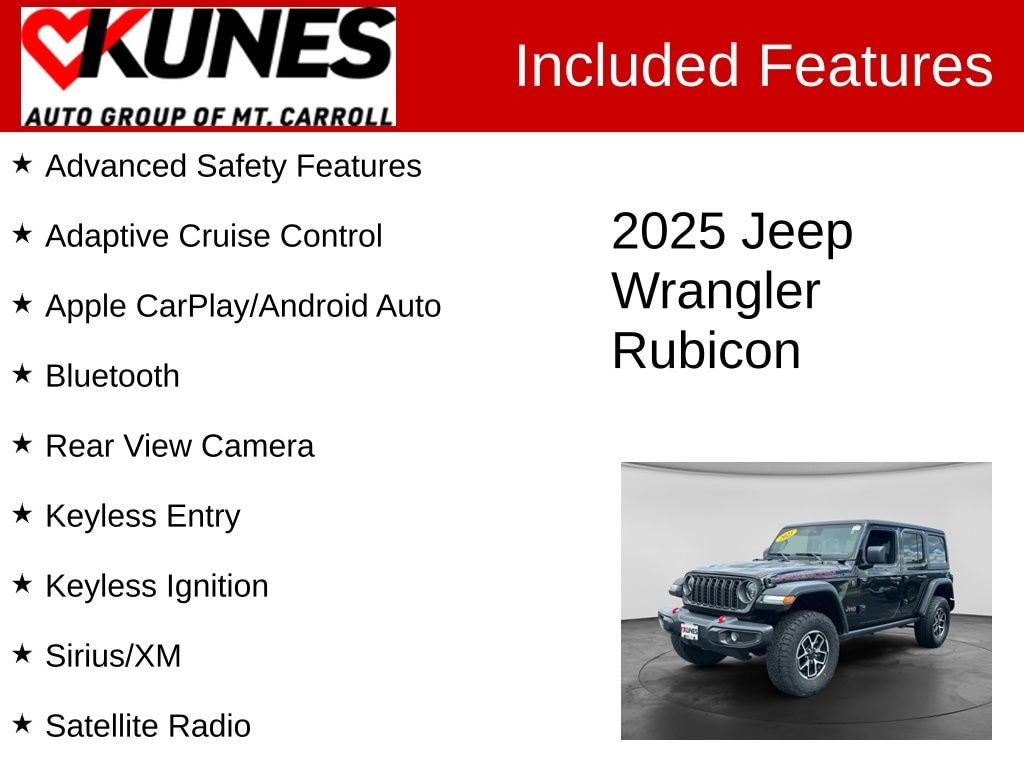 Certified 2025 Jeep Wrangler Rubicon SUV