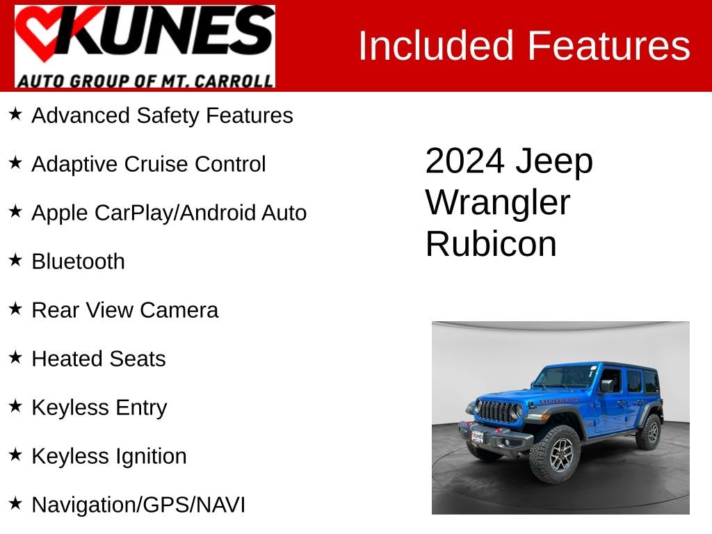 Certified 2024 Jeep Wrangler Rubicon SUV