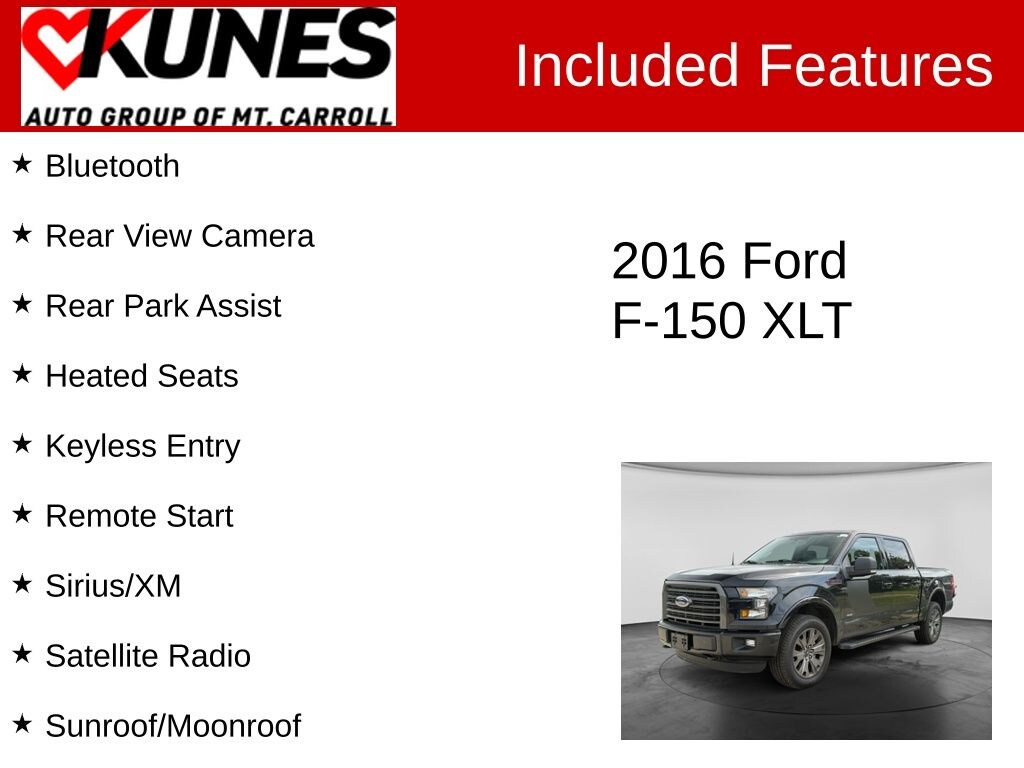 Used 2016 Ford F-150 XLT Truck