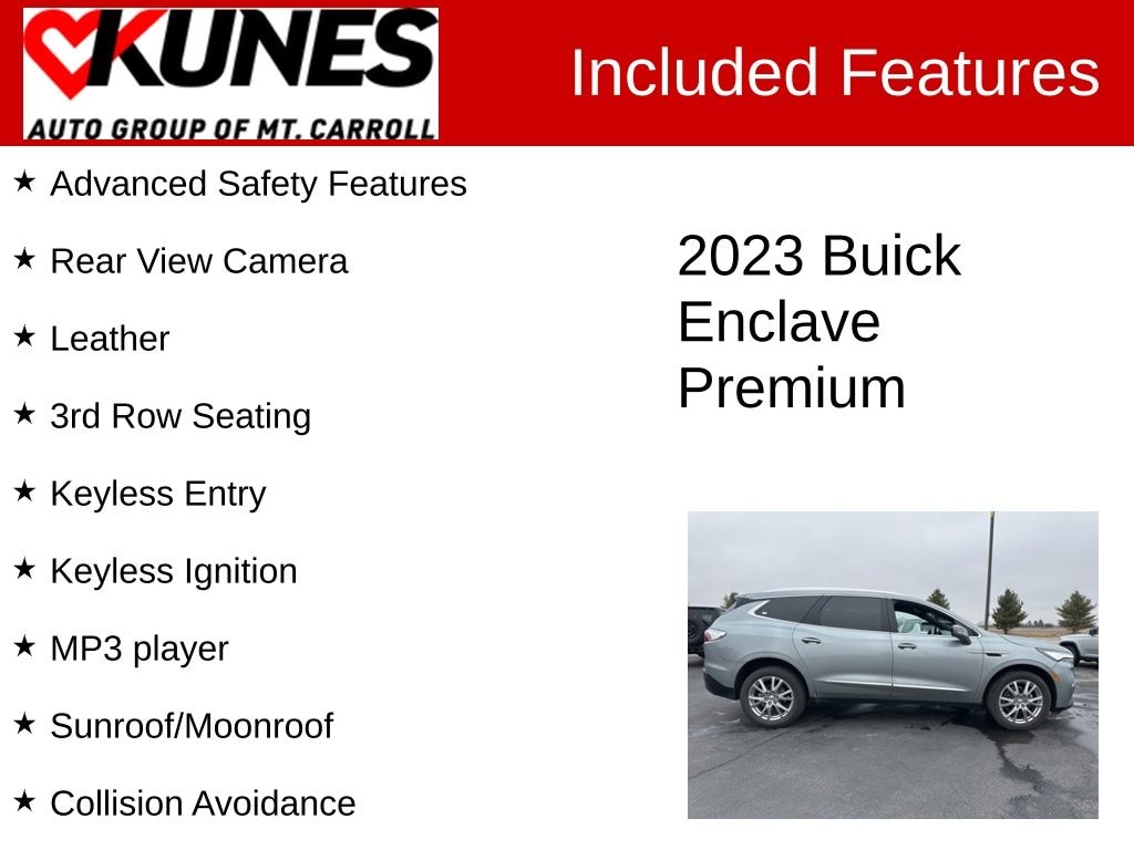 Certified 2023 Buick Enclave Premium Group SUV