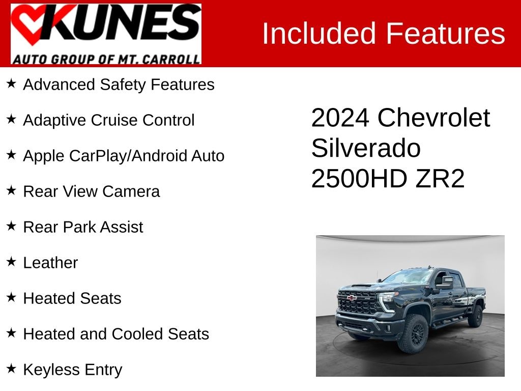 Certified 2024 Chevrolet Silverado 2500HD ZR2 Truck