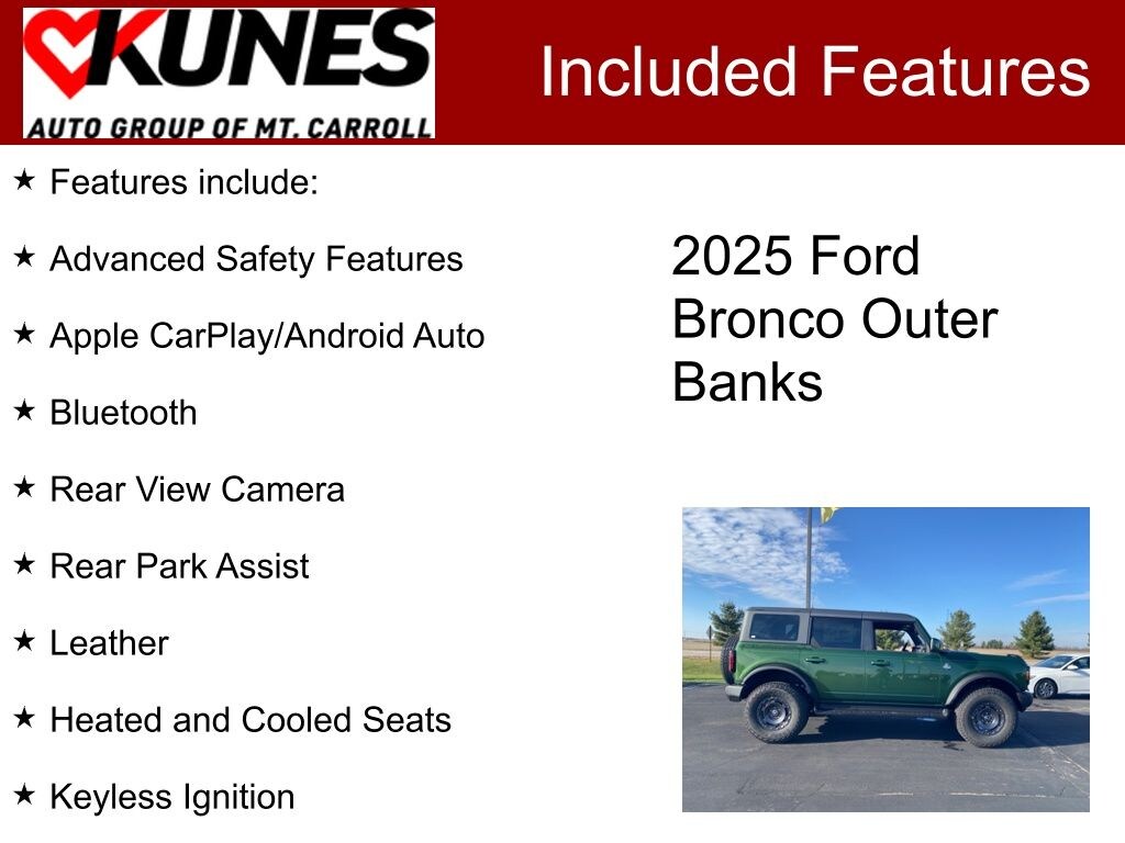 New 2025 Ford Bronco Outer Banks SUV