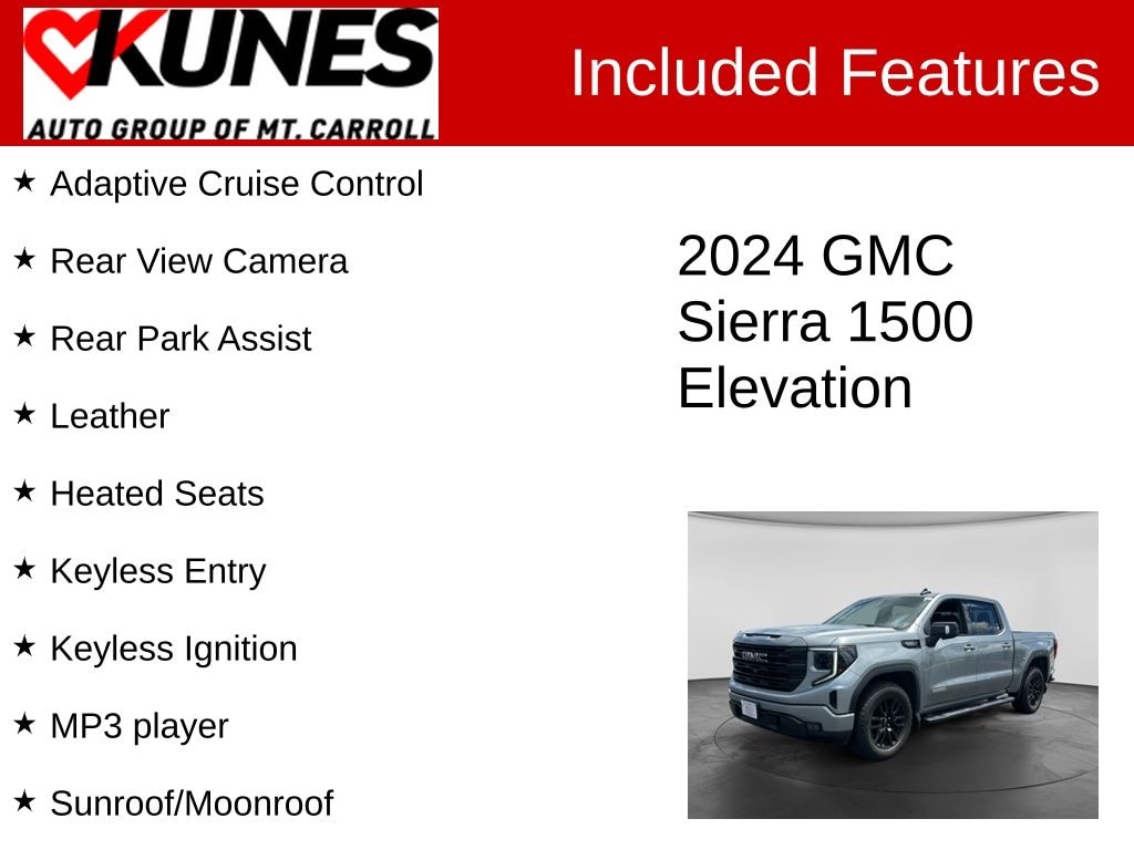 Certified 2024 GMC Sierra 1500 Elevation Truck