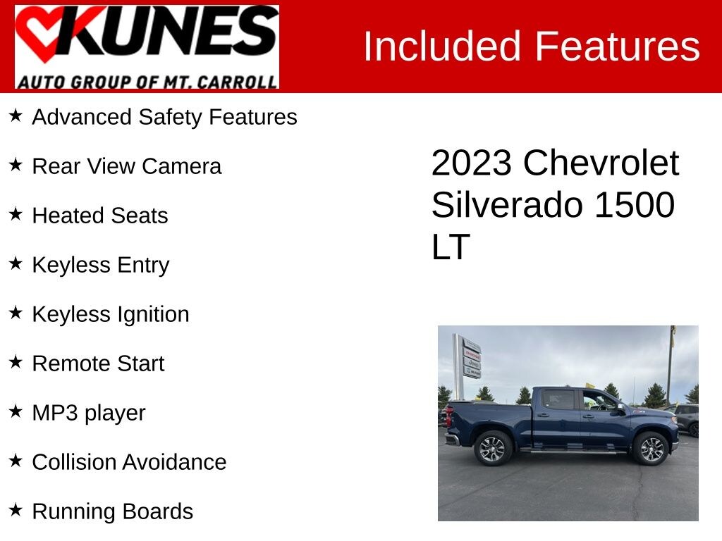 Certified 2023 Chevrolet Silverado 1500 LT LT1 Truck