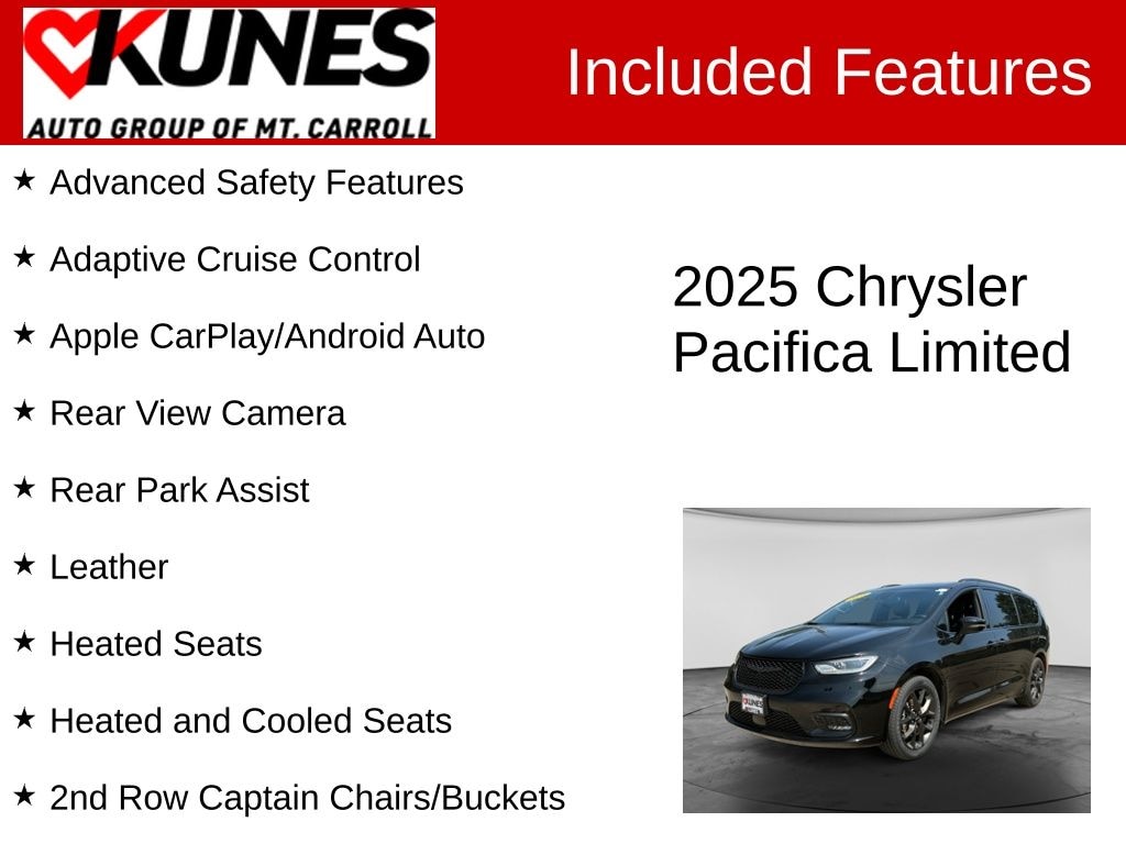 Certified 2025 Chrysler Pacifica Limited Minivan/Van