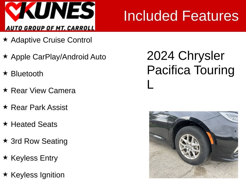 Certified 2024 Chrysler Pacifica Touring L Minivan/Van