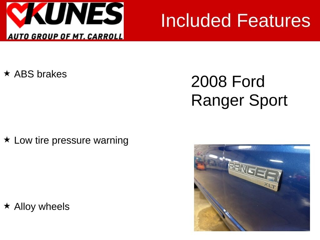 Used 2008 Ford Ranger Sport Truck