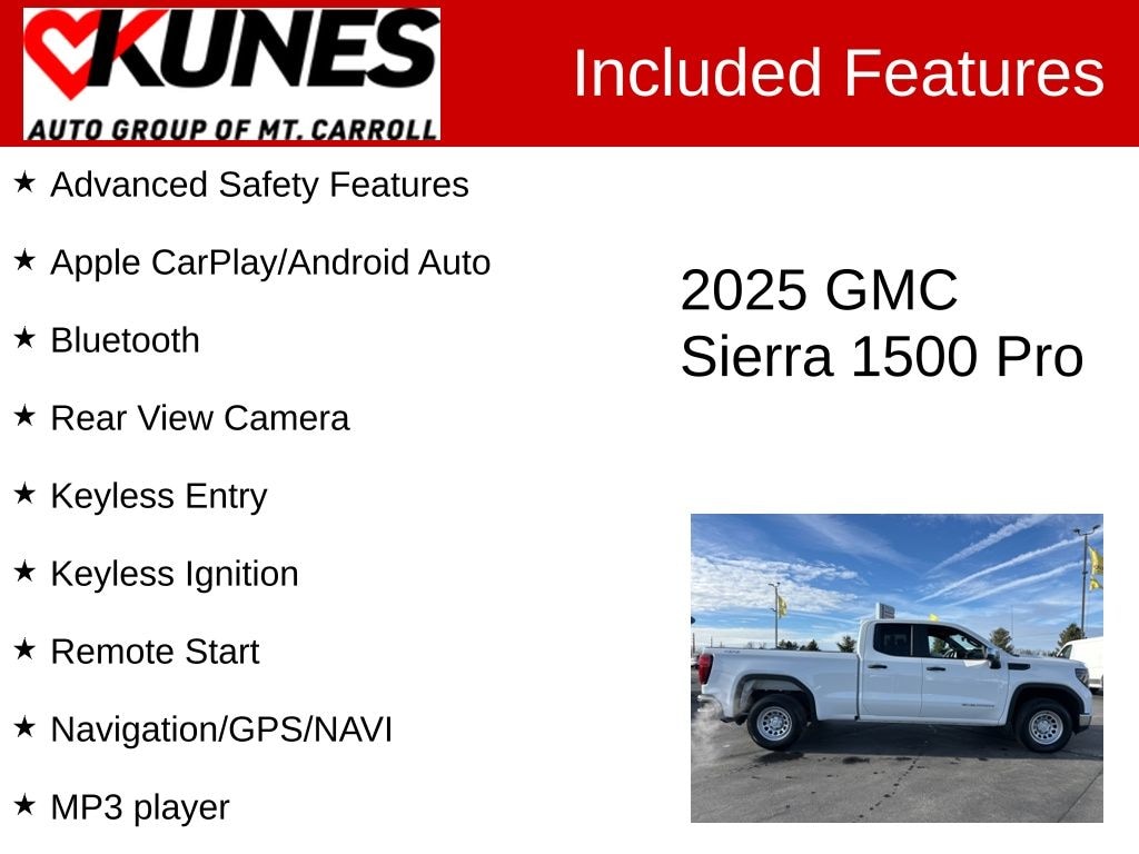Certified 2025 GMC Sierra 1500 Pro Truck