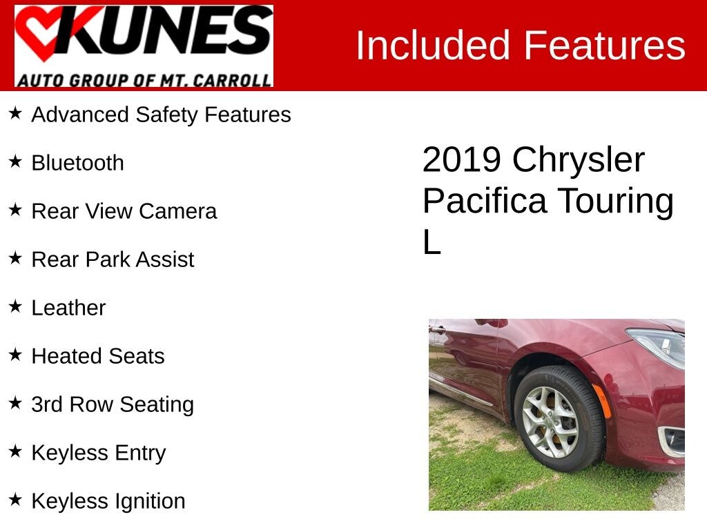 Certified 2019 Chrysler Pacifica Touring L Minivan/Van