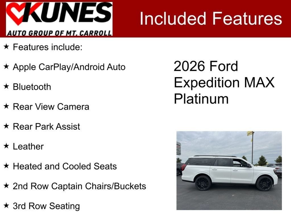 New 2026 Ford Expedition Max Platinum SUV