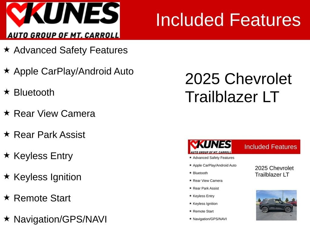 Certified 2025 Chevrolet Trailblazer LT SUV