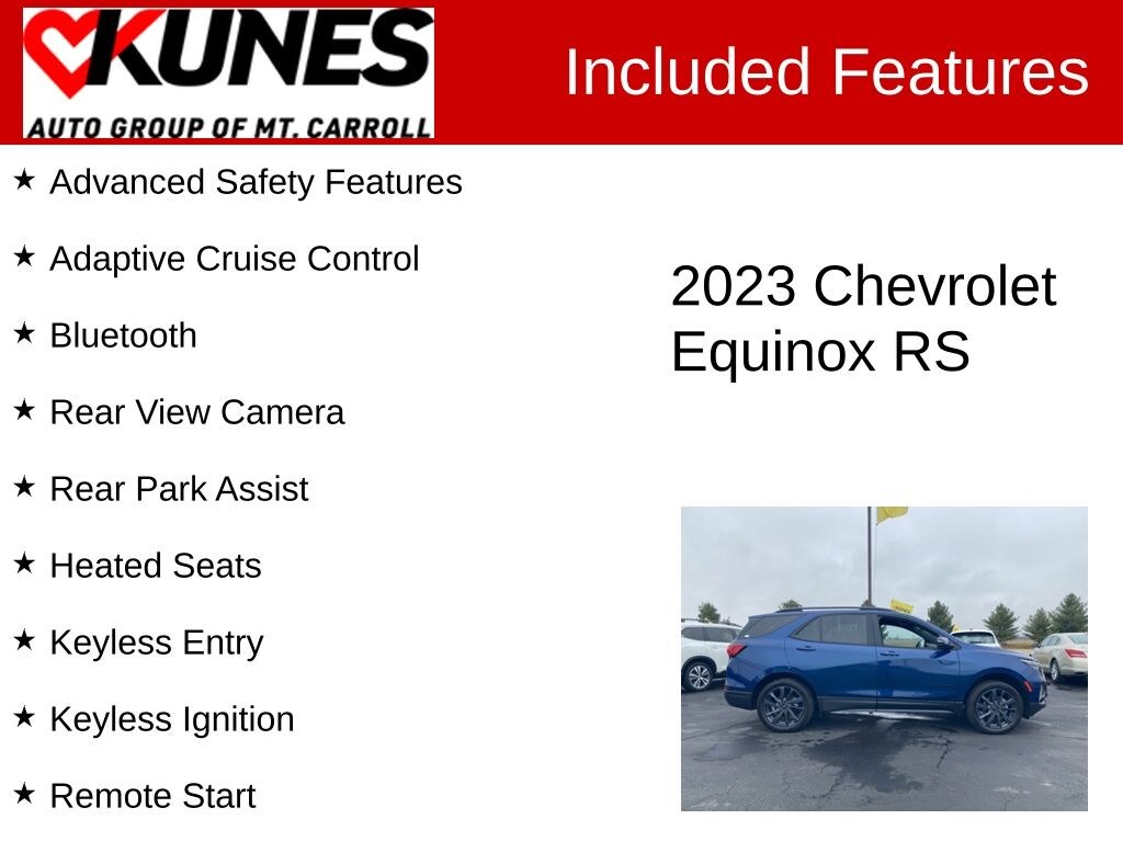 Certified 2023 Chevrolet Equinox RS SUV