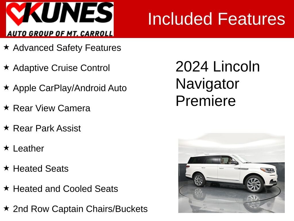 Certified 2024 Lincoln Navigator Premiere SUV