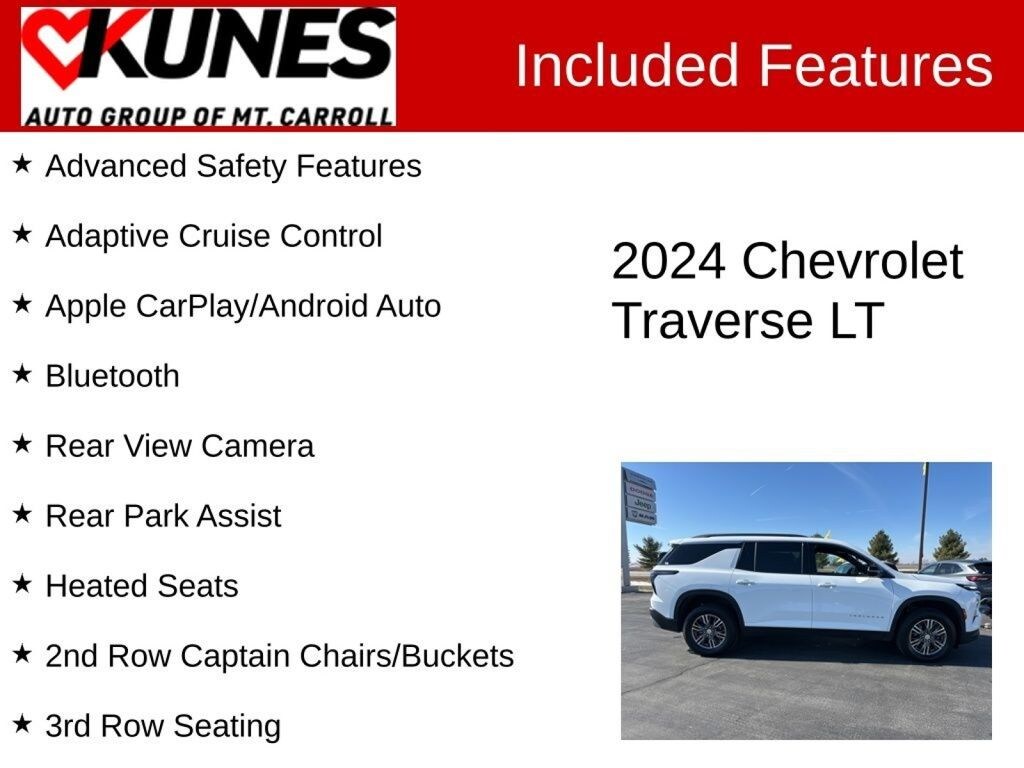 Certified 2024 Chevrolet Traverse LT 2LT SUV