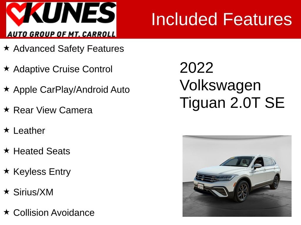 Used 2022 Volkswagen Tiguan 2.0T SE SUV