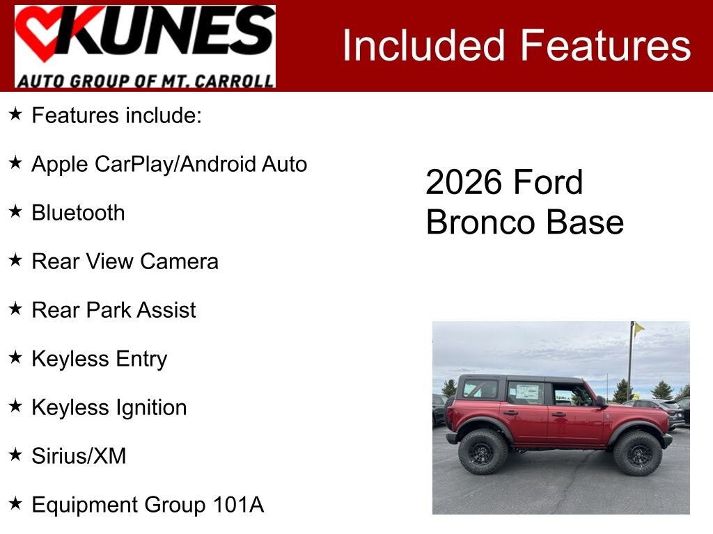 New 2026 Ford Bronco Base SUV