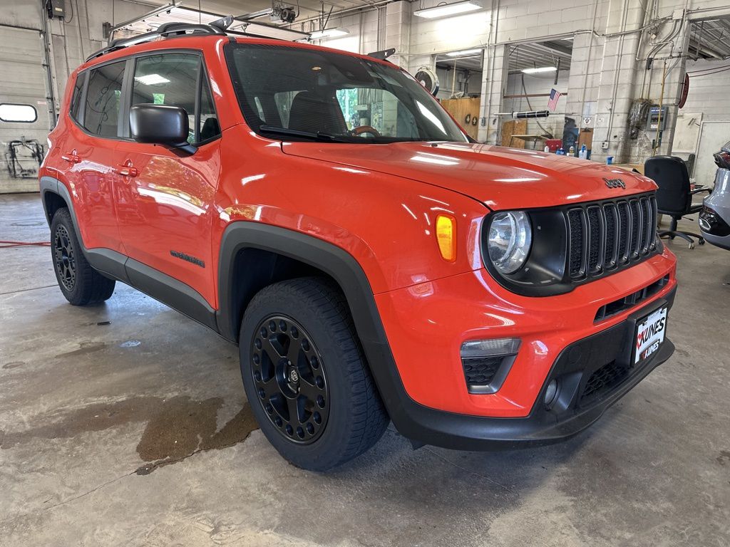 Certified 2021 Jeep Renegade 80TH Edition with VIN ZACNJDBB4MPN36651 for sale in Mount Carroll, IL