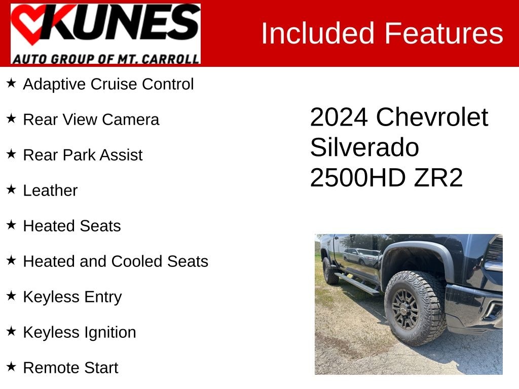 Certified 2024 Chevrolet Silverado 2500HD ZR2 Truck