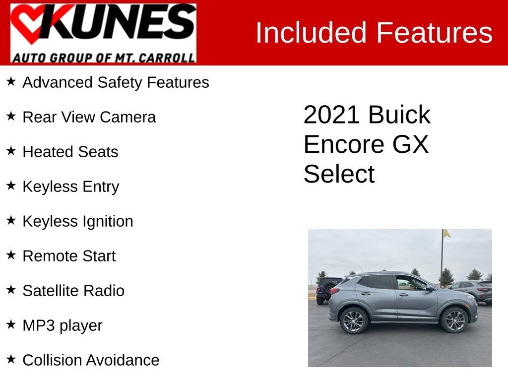 Used 2021 Buick Encore GX Select SUV