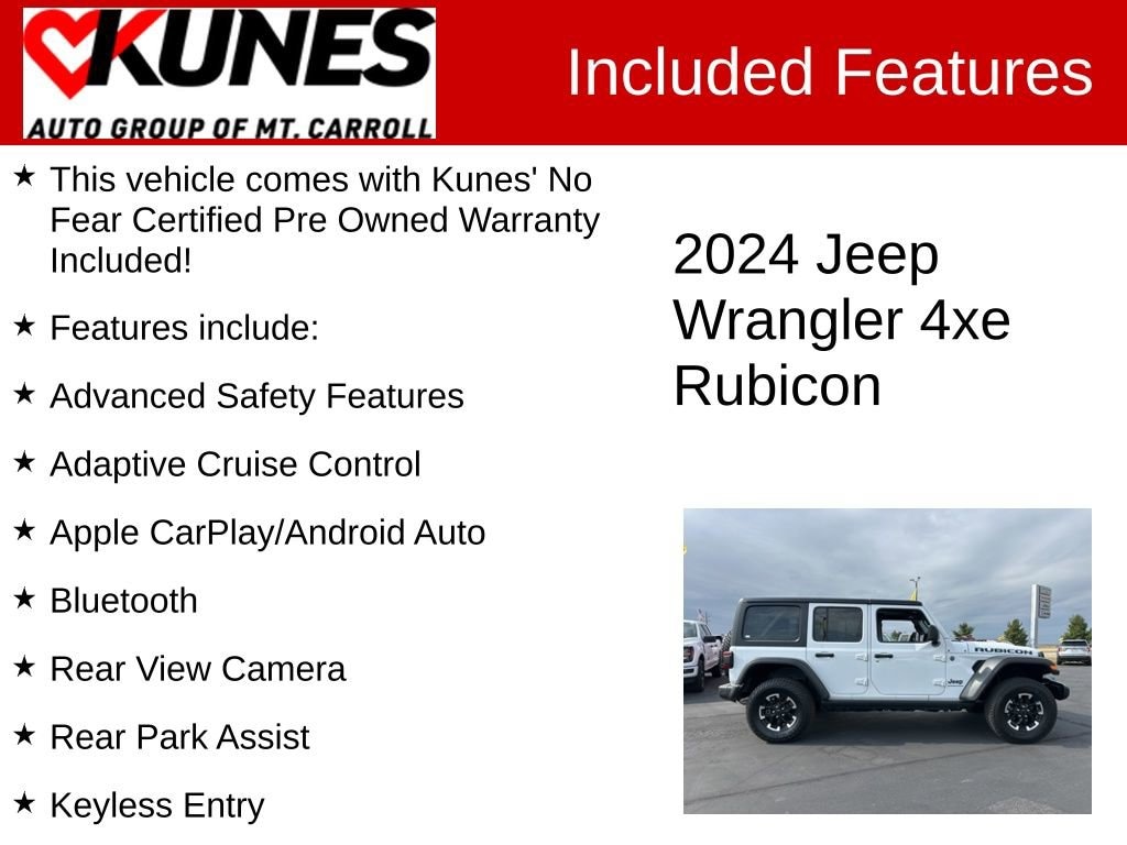 Used 2024 Jeep Wrangler 4xe Rubicon
