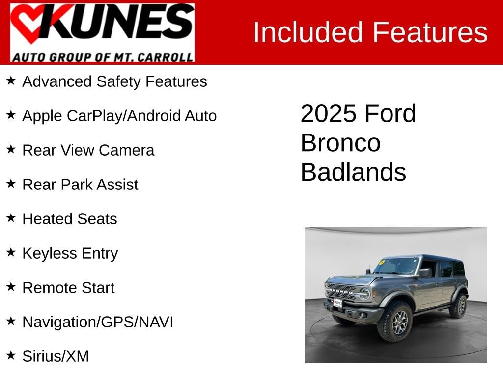 Used 2025 Ford Bronco Badlands
