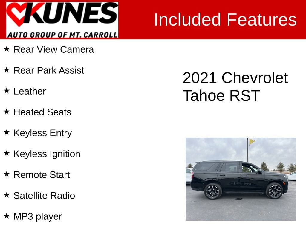 Used 2021 Chevrolet Tahoe RST SUV