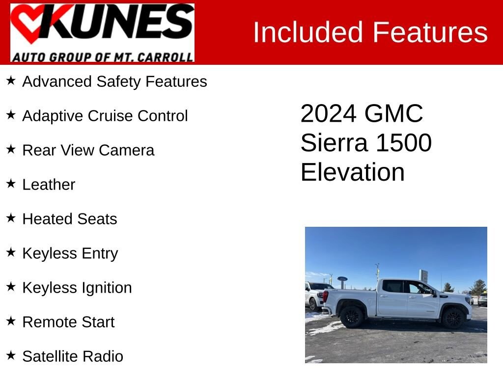 Used 2024 GMC Sierra 1500 Elevation Truck