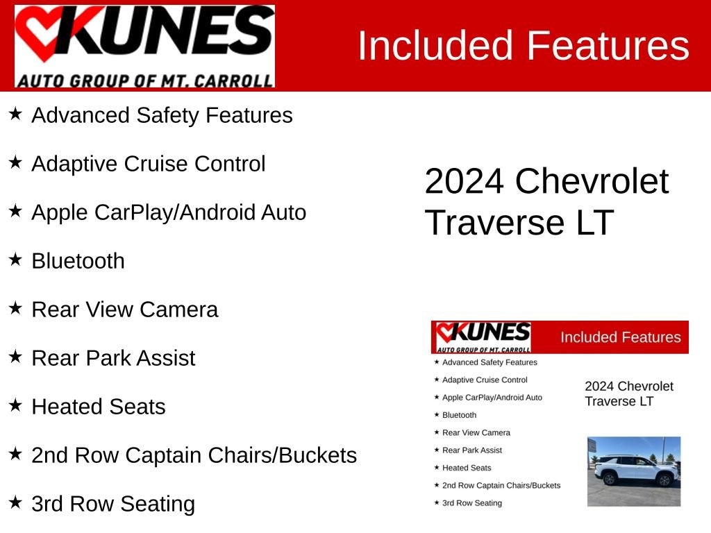 Used 2024 Chevrolet Traverse LT SUV