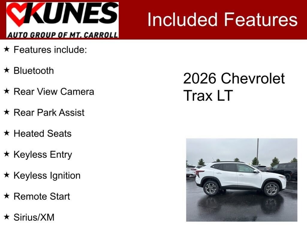 New 2026 Chevrolet Trax LT SUV