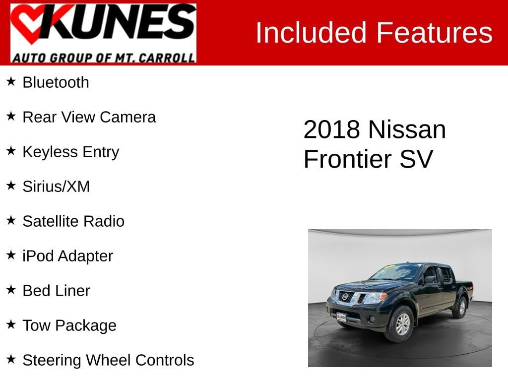 Used 2018 Nissan Frontier SV V6